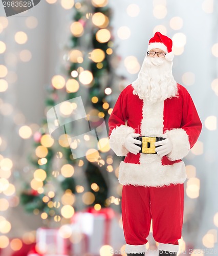 Image of man in costume of santa claus