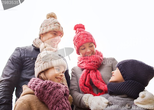 Image of happy family outdoors