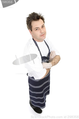 Image of Butcher standing