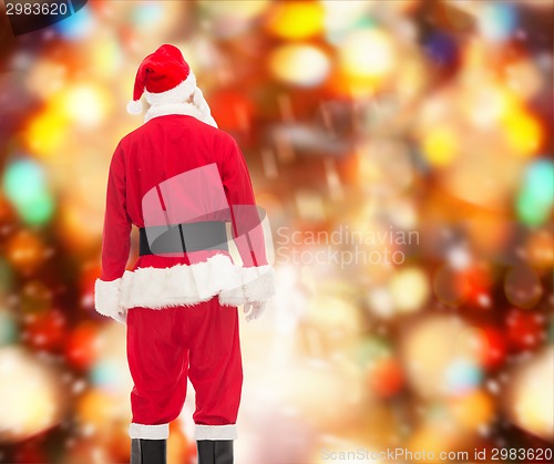 Image of man in costume of santa claus