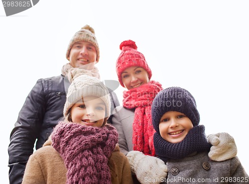 Image of happy family outdoors