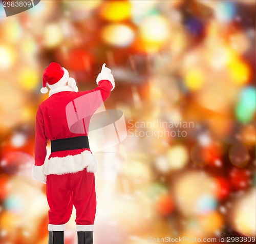 Image of man in costume of santa claus