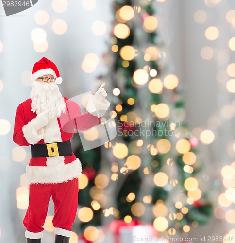Image of man in costume of santa claus