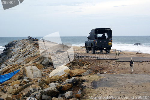 Image of Car on the beach