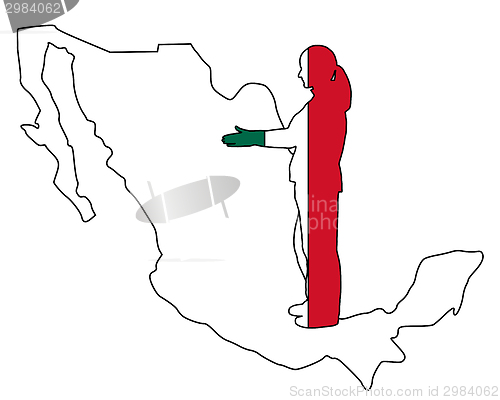 Image of Mexican handshake