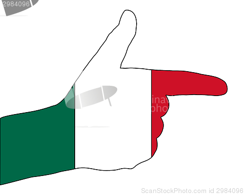 Image of Mexican finger signal