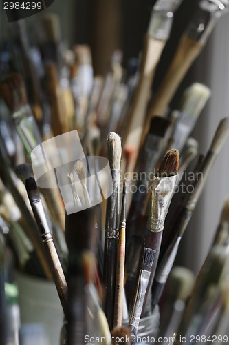 Image of Artist's brushes