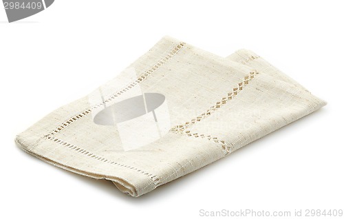 Image of folded linen napkin