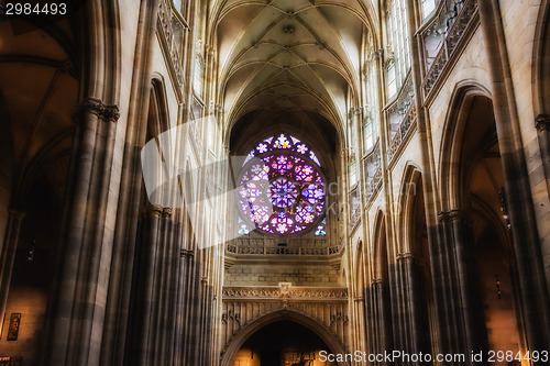 Image of Rosette decal of St. Vitus Cathedral in Prague