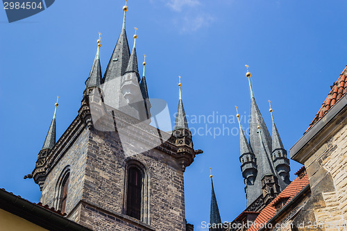 Image of The Church of Mother of God in front of Týn