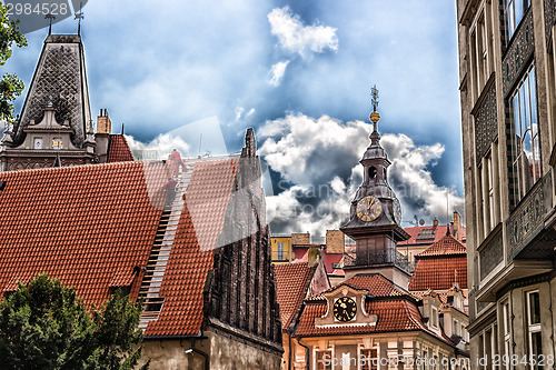 Image of Red rooftops of Prague