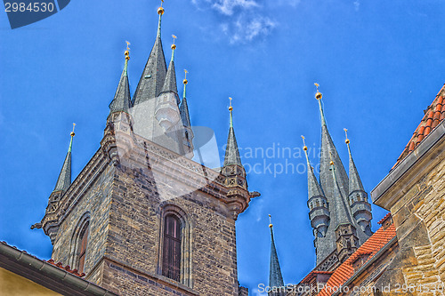 Image of The Church of Mother of God in front of Týn