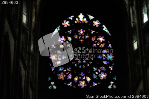 Image of Rosette decal of St. Vitus Cathedral in Prague