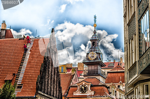 Image of Red rooftops of Prague