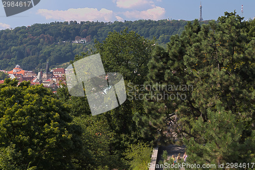 Image of Red rooftops of Prague