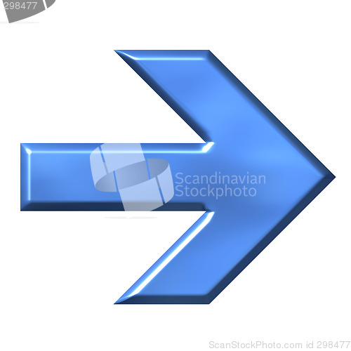 Image of 3D Azure Arrow