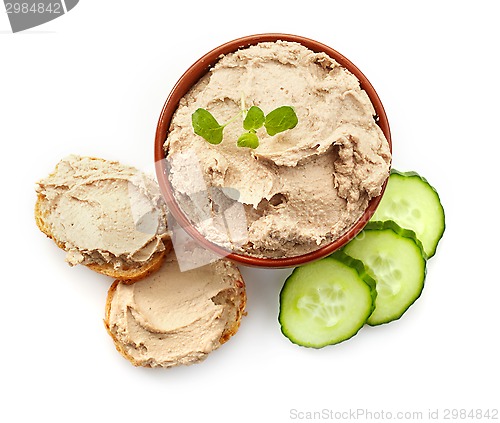 Image of bowl of liver pate