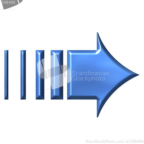 Image of 3D Azure Arrow