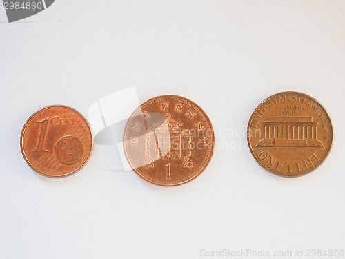 Image of One cent coins