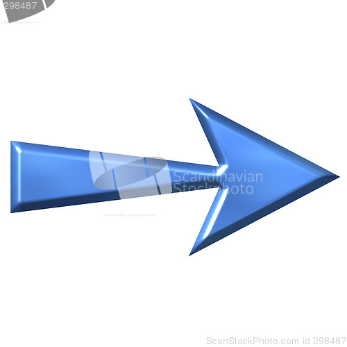 Image of 3D Azure Arrow