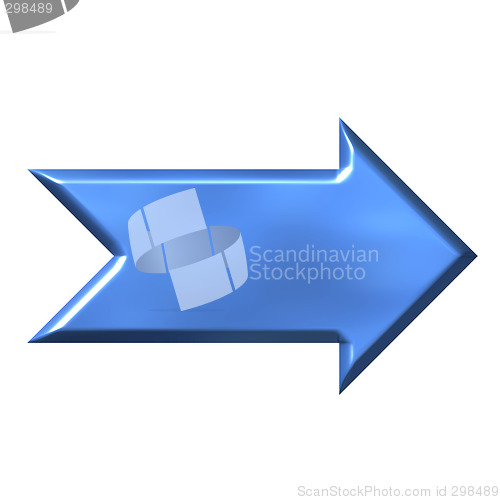 Image of 3D Azure Arrow