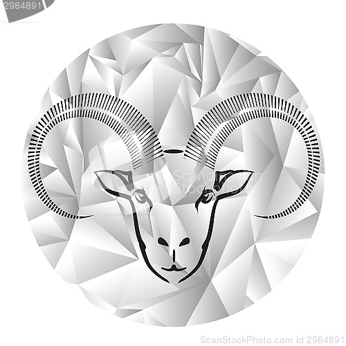 Image of head of ram