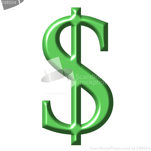 Image of 3D Dollar Symbol