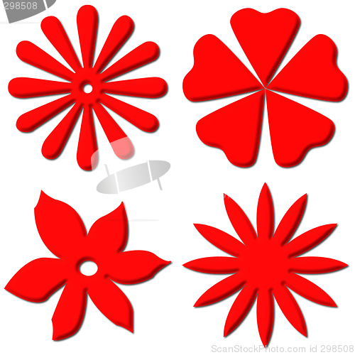 Image of 3D Flowers