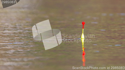 Image of Fishing float floating