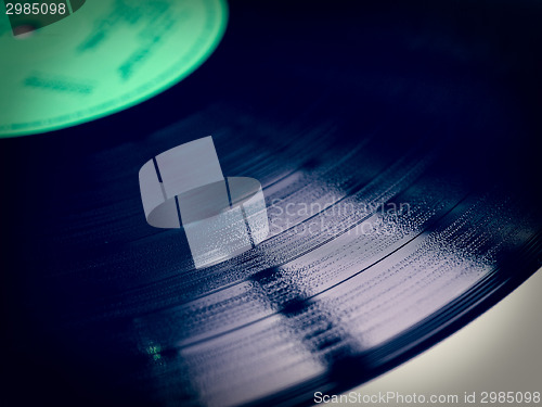 Image of Retro look Vinyl record