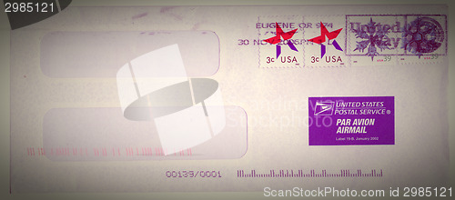 Image of Retro letter envelope