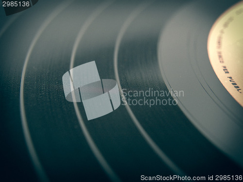 Image of Retro look Vinyl record