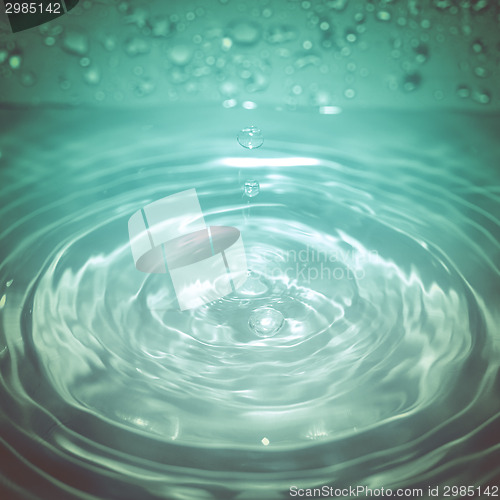 Image of Retro look Water droplet