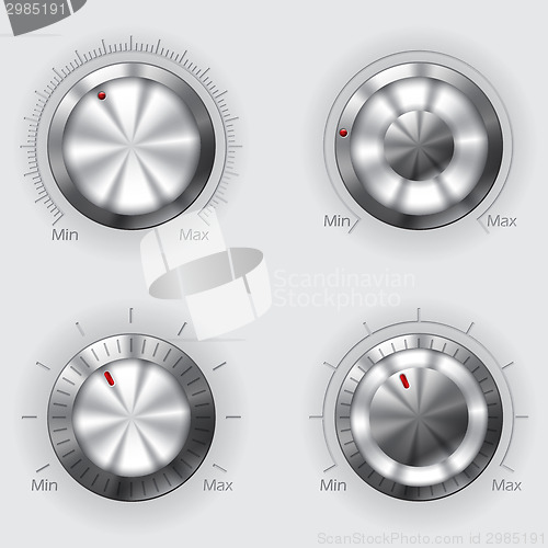 Image of Metallic volume controllers