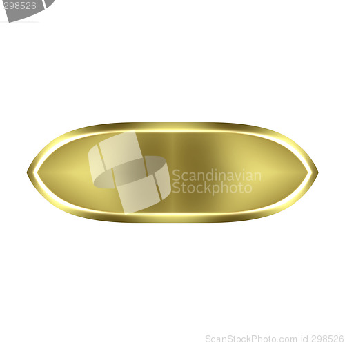 Image of 3D Golden Button