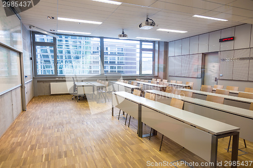 Image of Modern class room. 