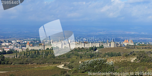 Image of Carcassonne fortified town, France