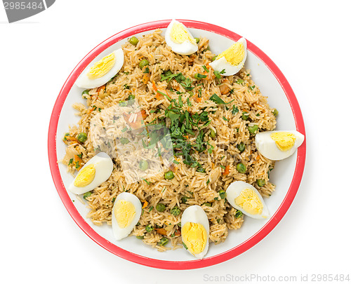 Image of English kedgeree from above