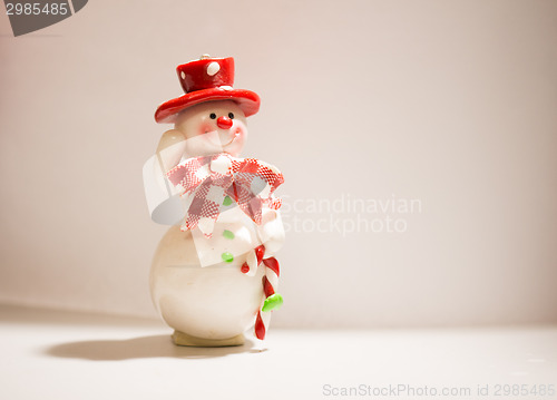 Image of Greeting card with a snowman