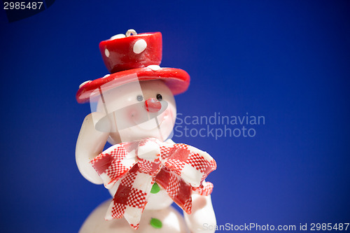 Image of Greeting card with a snowman