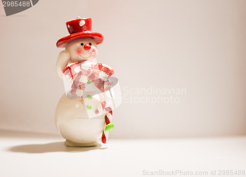 Image of Greeting card with a snowman