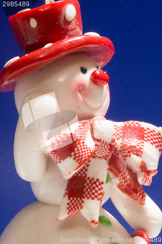 Image of Greeting card with a snowman