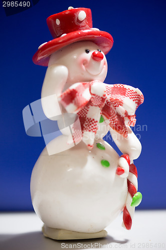 Image of Greeting card with a snowman