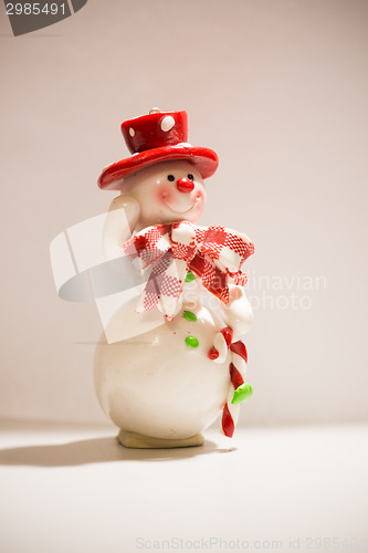 Image of Greeting card with a snowman