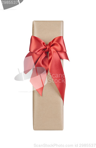 Image of Christmas gift isolated