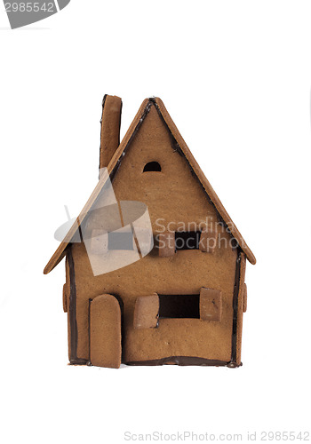 Image of Gingerbread house isolated
