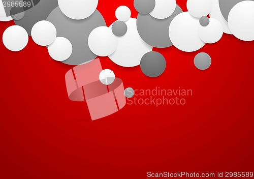 Image of Abstract corporate background with circles