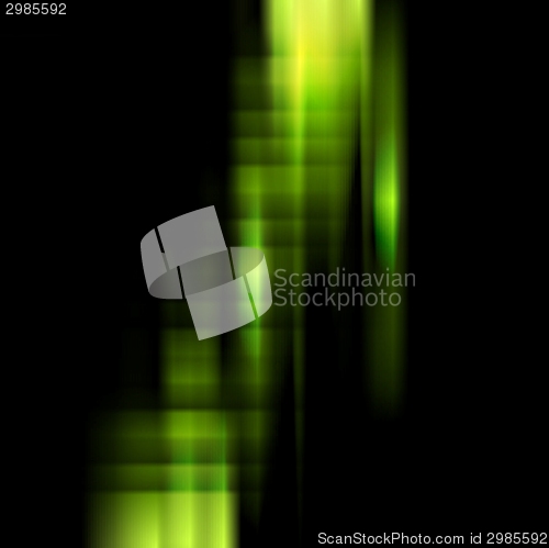 Image of Conceptual dark green stripes vector background