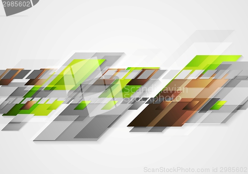 Image of Bright hi-tech vector abstract design