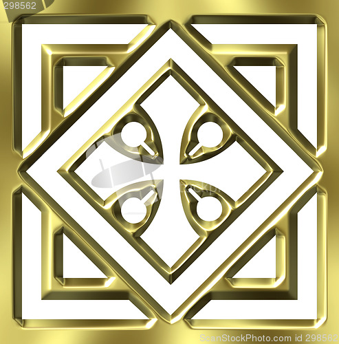 Image of 3D Golden Ornament